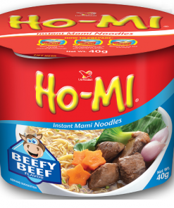 Ho-Mi Cup Instant Mami Noodles Beefy Beef, 40g, Instant Noodles