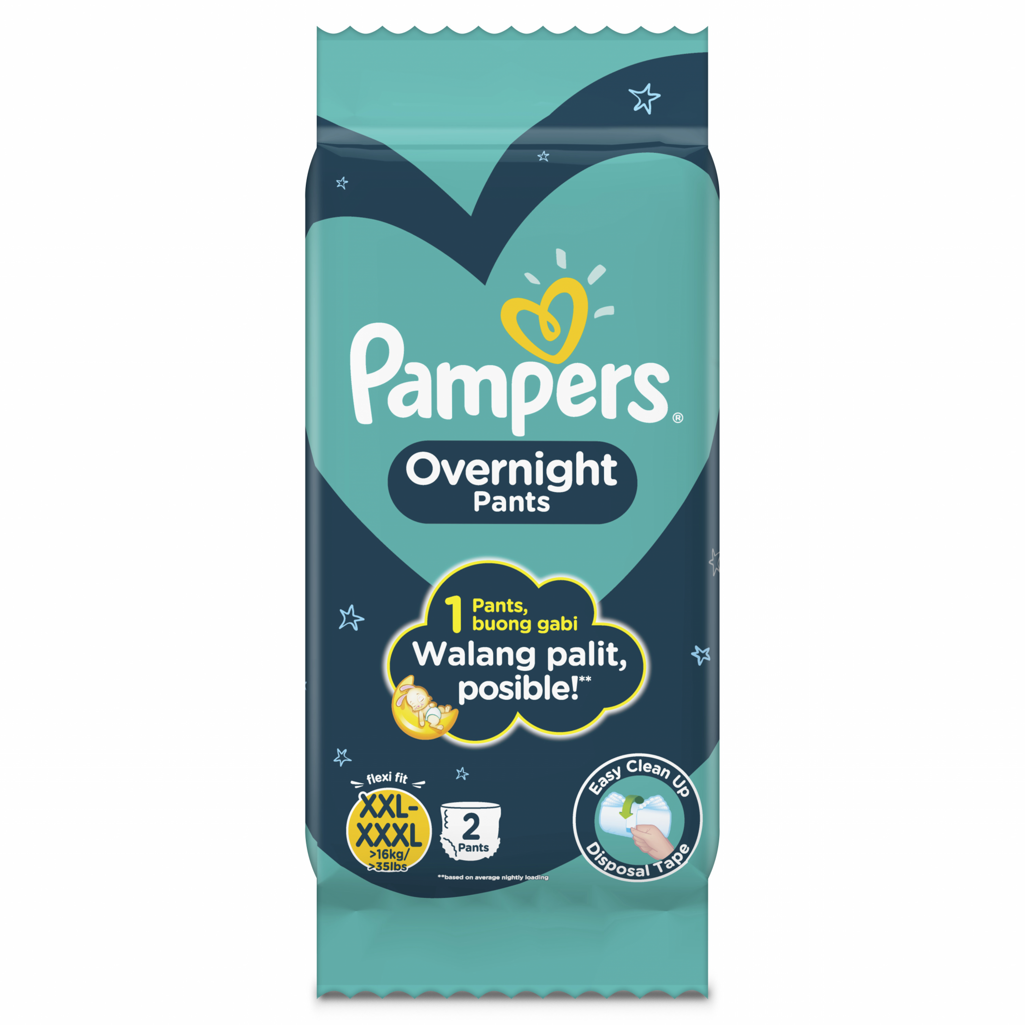 PAMPERS OVERNIGHT PANTS XXL 2S – SRS Sulit